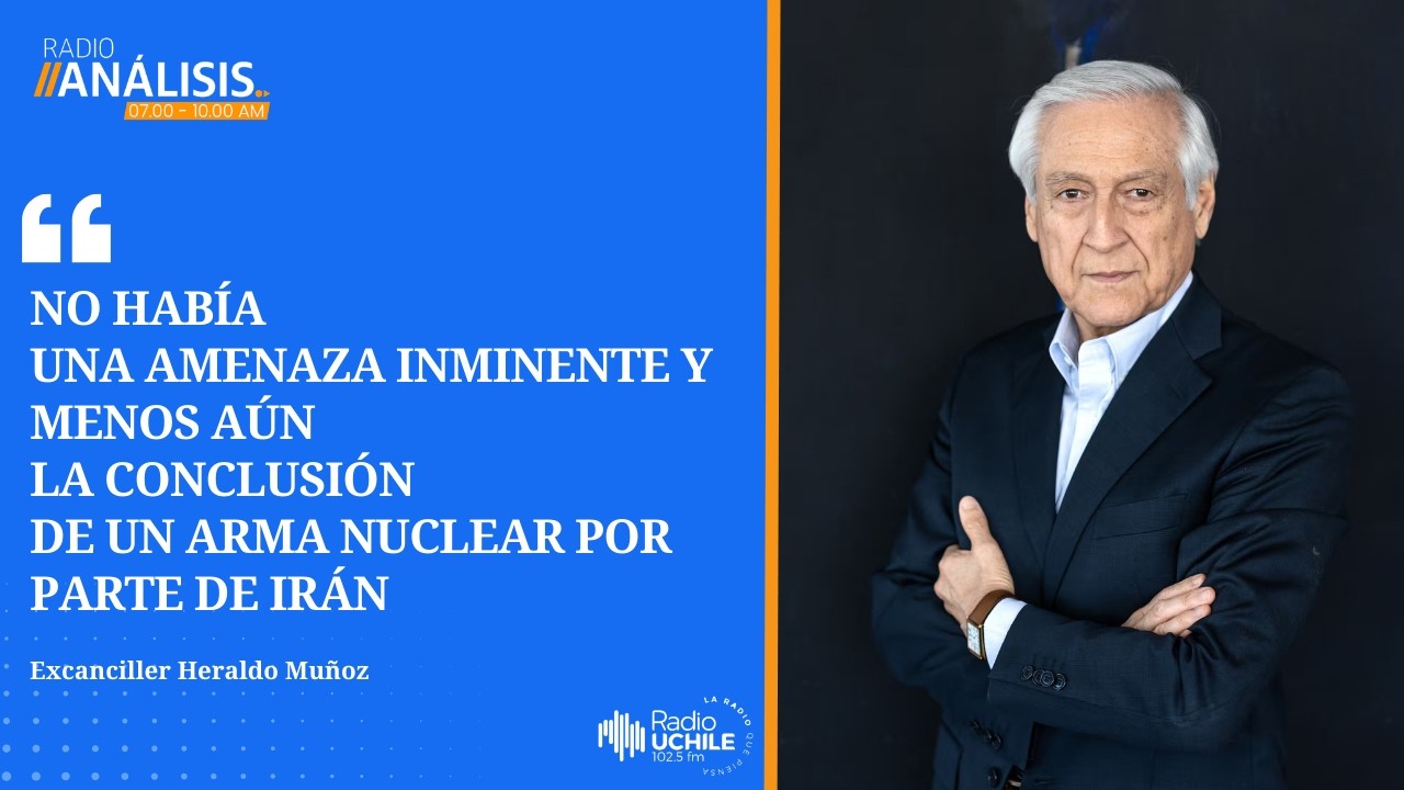 Heraldo Muñoz y estrategia de Trump en Irán: “No tienen un plan de salida”
