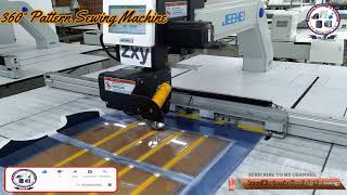 New Revolution in Garments Sector for Jacket. 360 Degree Rotating Jeehe  Pattern Sewing Machine.