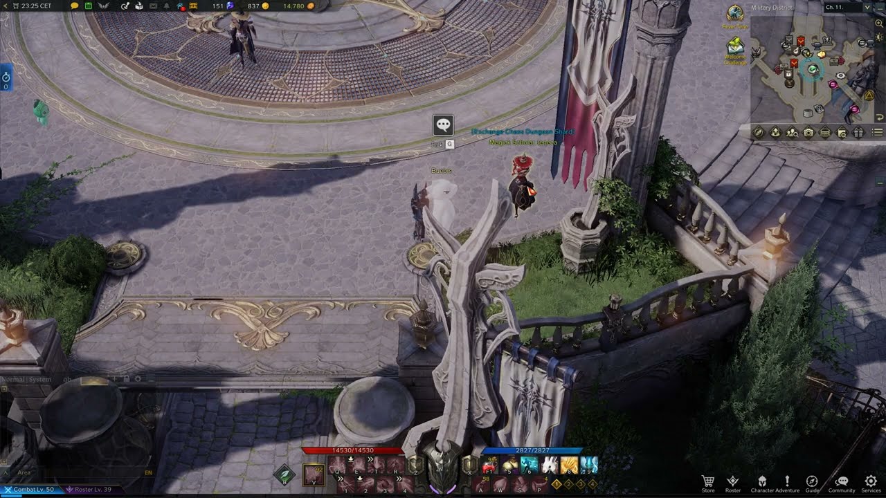 Vern Castle Chaos Dungeon Shard Exchange NPC Location, Lost Ark