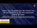 Martin Tran, Joseph Tran, Theresa Tran, Thomas Tran Killed in Truck Accident