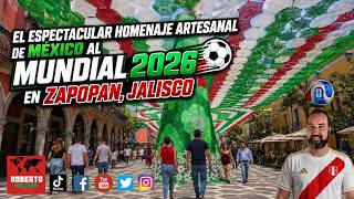 El espectacular homenaje artesanal en Zapopan, Jalisco MEXICO.