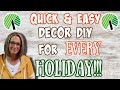 Dollar Tree QUICK & EASY Decor DIY for EVERY HOLIDAY!!! ADORABLE DIY