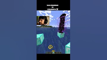 Endermite dared to challenge 1000 Endermen… #shorts #minecraft