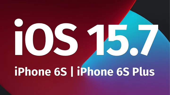 How to Update to iOS 15.7 - iPhone 6S & iPhone 6S Plus