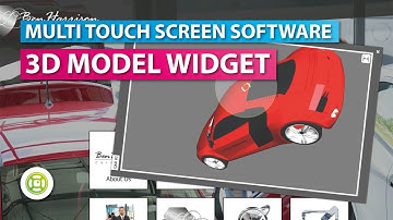 3D Model Widget ⏩ Interactive Multitouch Software