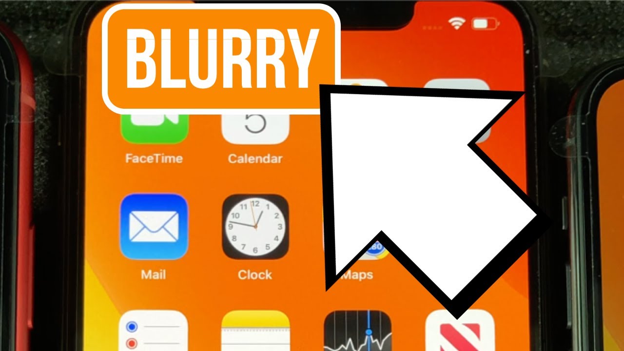 iPhone Blurry in Top Left Corner iPhone X FIX YouTube