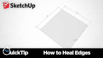 Quick Tip - How to Heal Edges in SketchUp