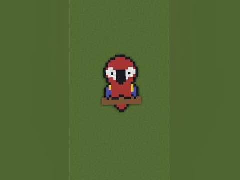 Я построил попугая в майнкрафт!)🦜 - YouTube