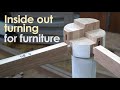 Woodturning - Bench (inside out turning)