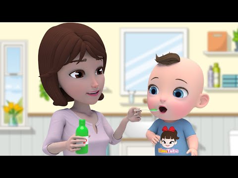 Color Bath English Song <strong>Be</strong> careful with the flu virus <strong>Kids</strong> Nursery Rhymes | Super Lime And Toys