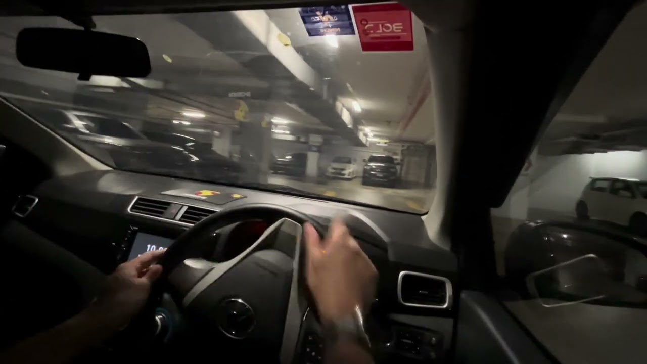 POV Drive in Basement Carpark @ CIMB Bank Plaza Damansara 