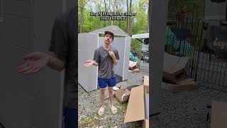 Day 19 living in the camper - shed update!! #rvliving #camper