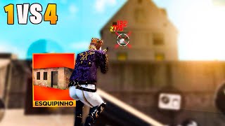 SÓ PODE LOTEAR ESQUIPINHO NESSE DESAFIO SOLO VS SQUAD !! FREE FIRE MOBILE