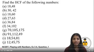Class 6 NCERT Maths | Ch 3: Playing with Numbers | Ex 3.6 Q1 Solution