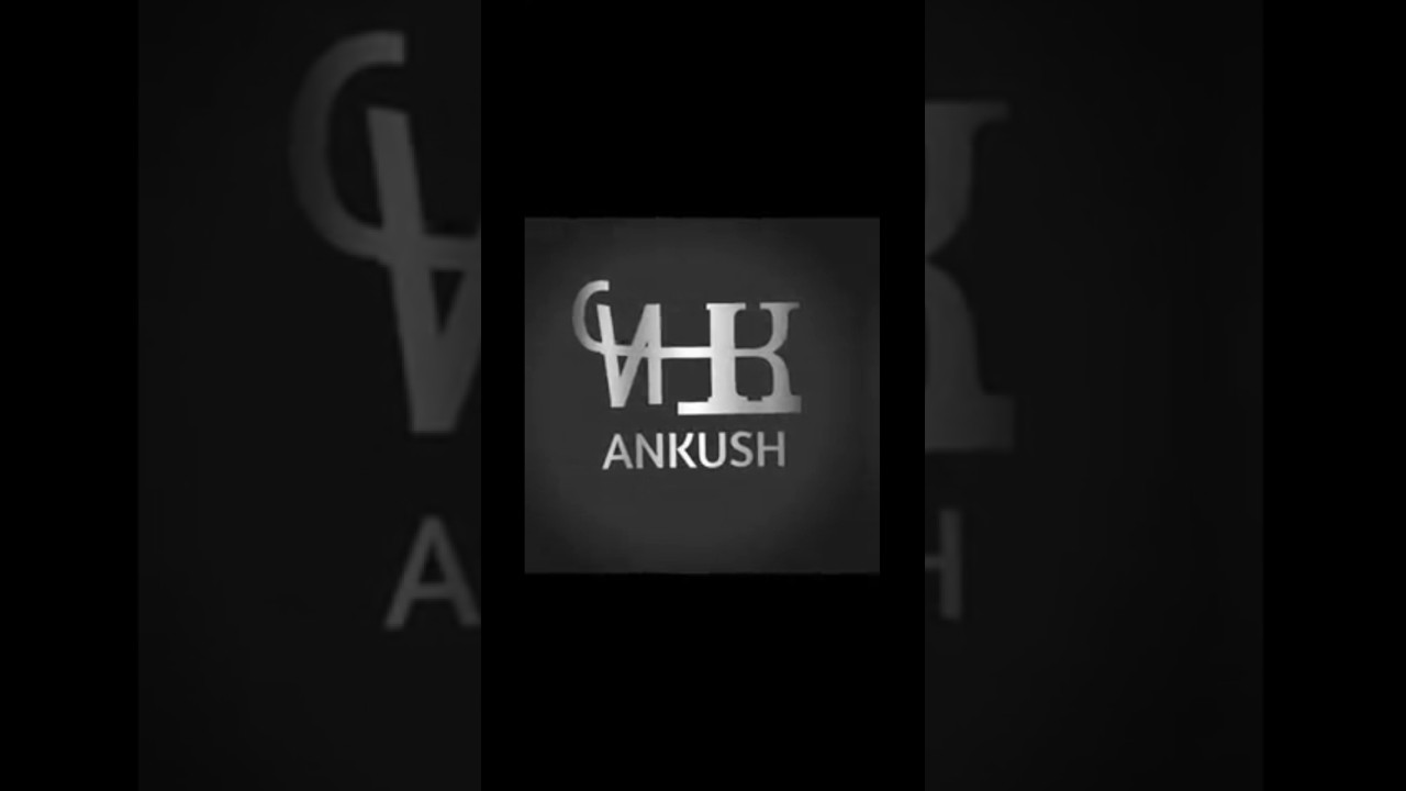 Ankush name into brand logo🤑