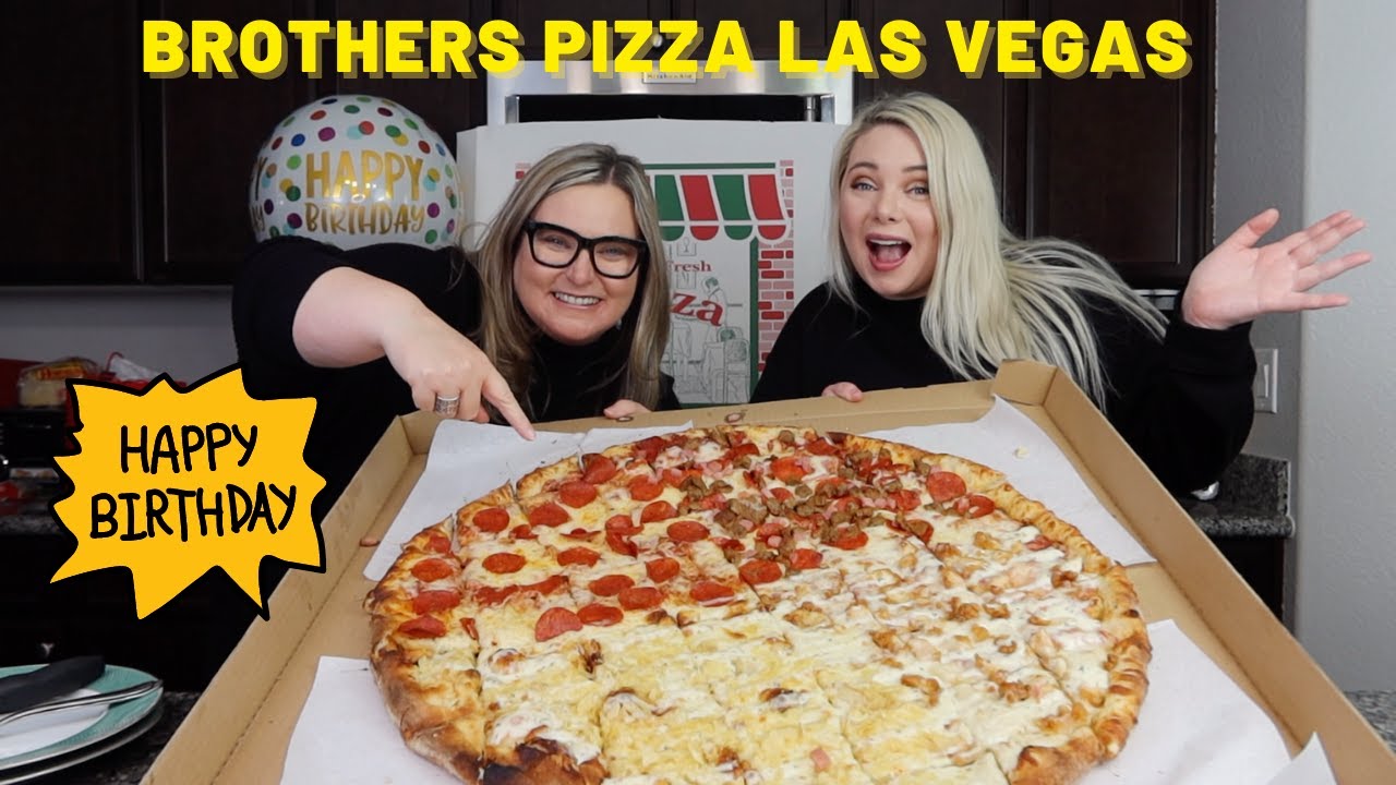 Brothers Pizza Las Vegas Massive 30 inch Pizza YouTube