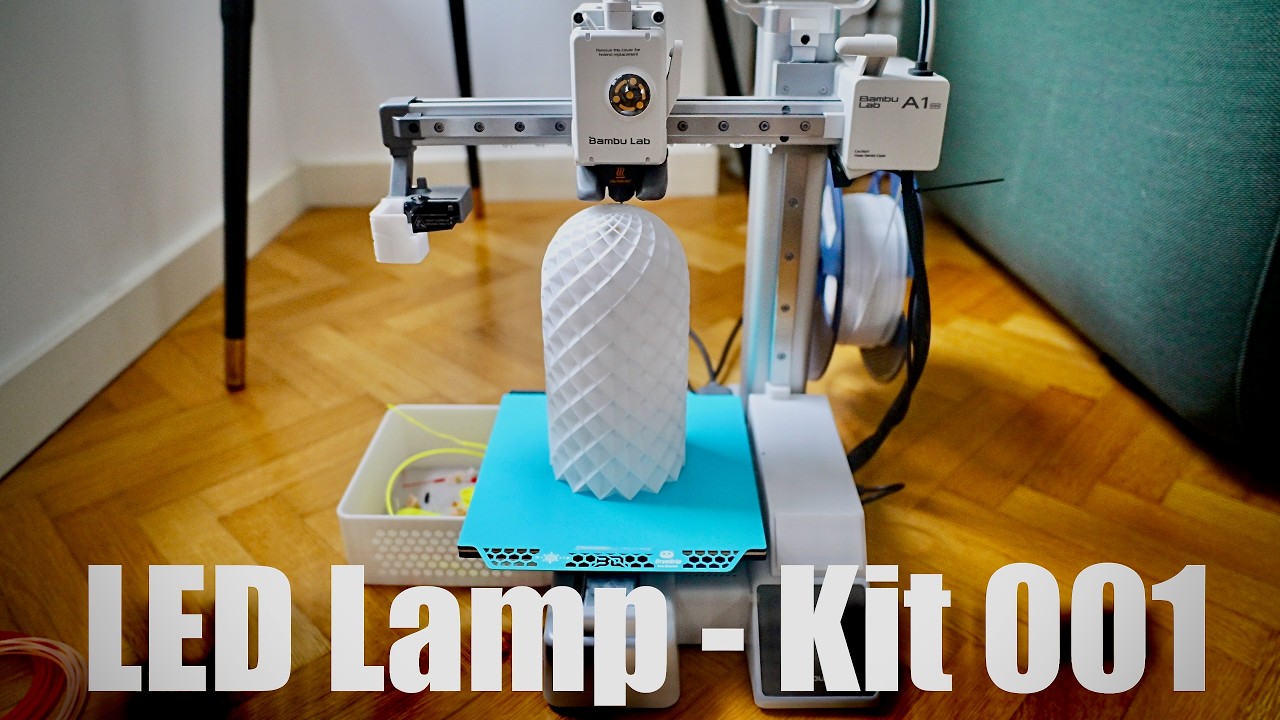 I Built the Bambu Lab Kit 001 LED Lamp – 3D Printed Lighting - YouTube