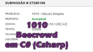 Beecrowd 1010 em C# (Csharp) Usando o Método .Split(
