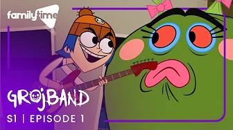 Grojband | S1E1 | Monster of Rock - One Plant Band