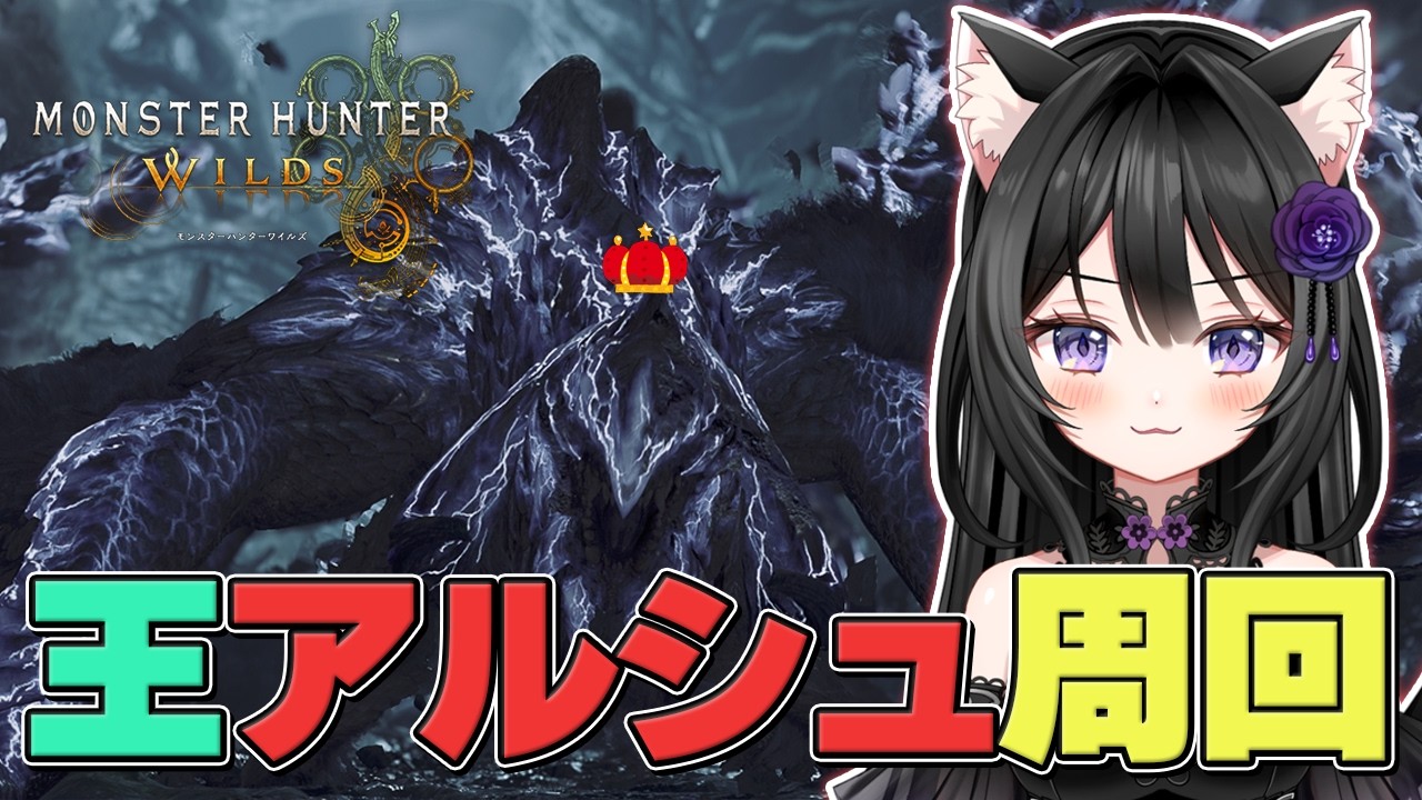 #238【モンハンワイルズ Steam版】参加型　歴戦王アルシュベルド周回　回復素材がないから被弾0で耐える