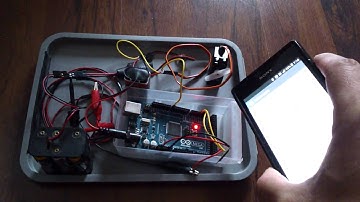 Arduino bluetooth test with Android and servo