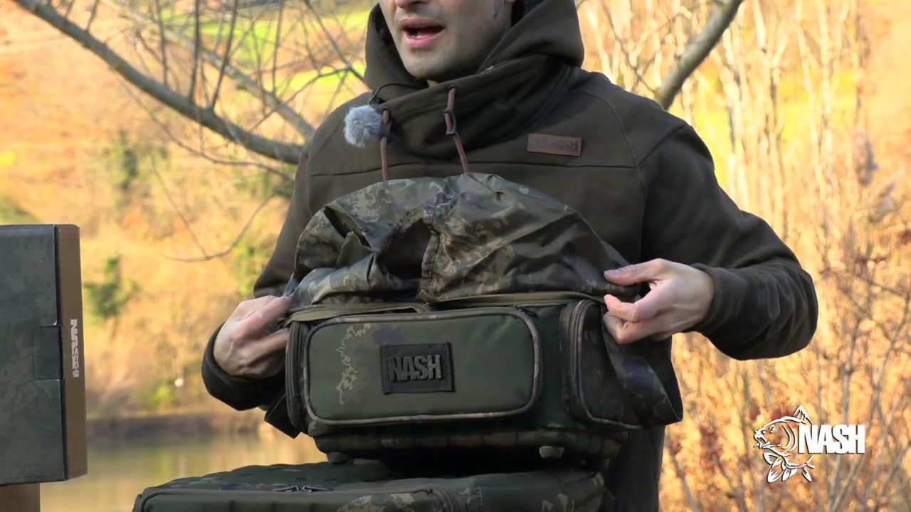 Nash Subterfuge Luggage Buffetterie Camo Per Il Carp Fishing Youtube