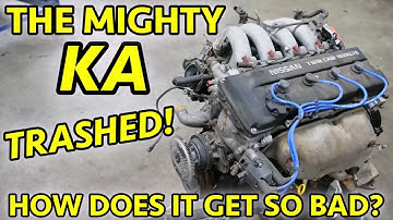 TOTALLY LOCKED UP Nissan 240SX KA24DE Engine Puts Up A BIG FIGHT! Hardest Teardown This Year!