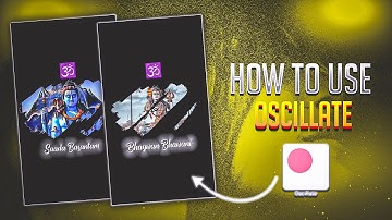 How To Use Oscillate Effect Photo + Text Alight Motion Hindi 🔥 || Vinit Sah