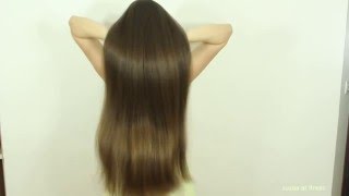 Suzaa - Her Stunning Long Mane Rippling Down Her Back In Extreme Slo-Mo