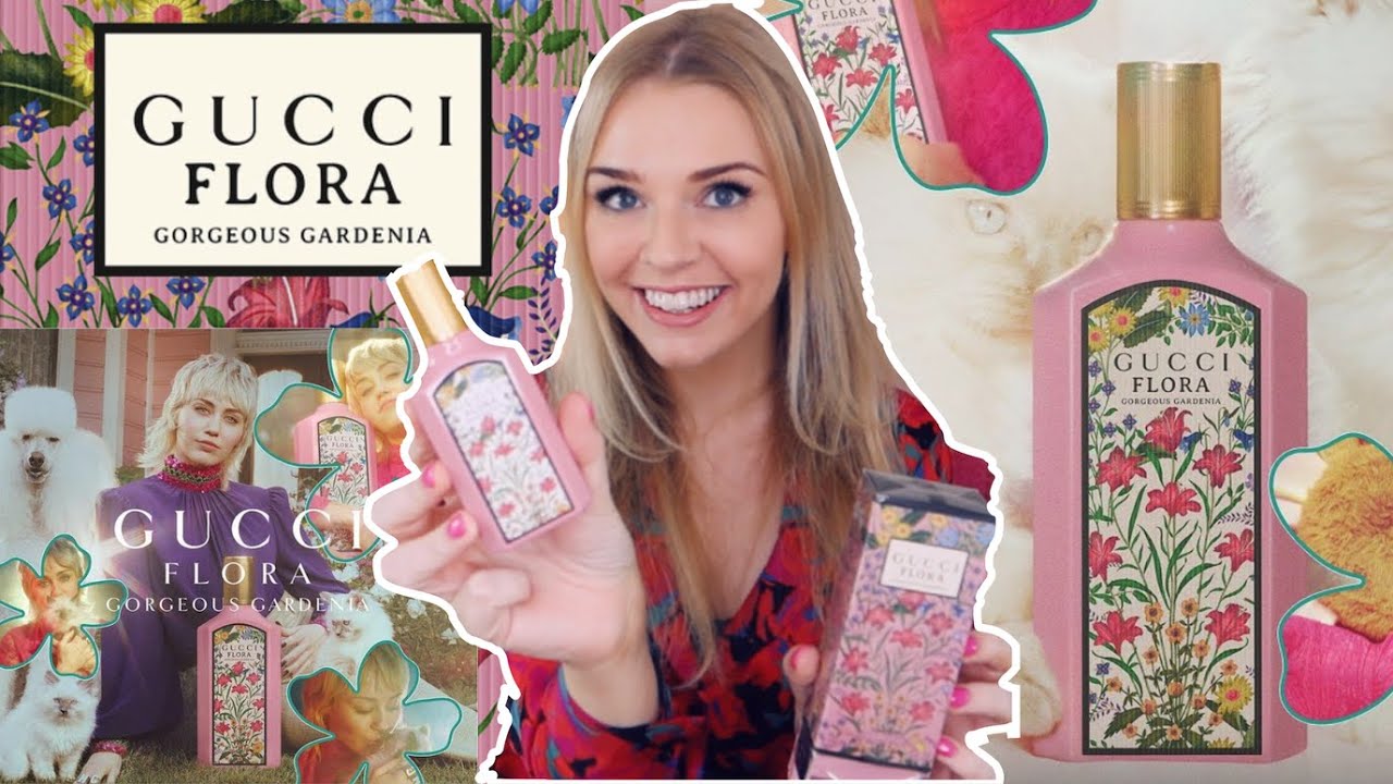 NEW GUCCI FLORA GORGEOUS GARDENIA PERFUME REVIEW | Soki London - YouTube