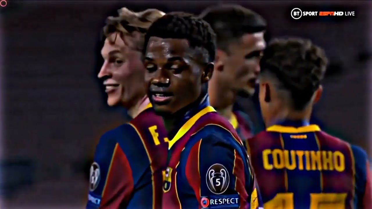 Ansu Fati Celebration || 4K Fati Free Clips