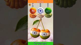 Indian National Anthem -Jana Gana Mana Indian Flag Making India चेरी फल👀🇳🇪 #art#shorts
