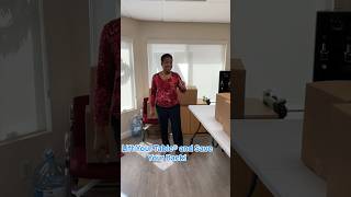 Easily Reposition A Higher Folding Table. Raise to Counter Height and higher! #amazonfinds #amazon Wealth