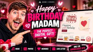 Stop Sending Boring Birthday Messages 😱 | Ahmii Codes