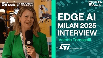 Valeria Tomaselli - STMicroelectronics | EDGE AI FOUNDATION Milan 2025 interview