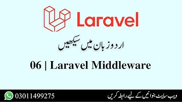 laravel 8 middleware -  Laravel 8 tutorial from beginning to advance