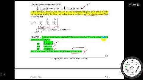 MTH301 Lecture 38 (Vector Field) (Theorem