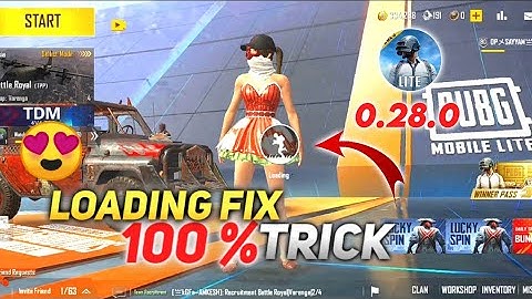 How to Fix Loading Problem in Pubg Lite 🔥 | 0.28.0 Update loading fix Pubg Lite