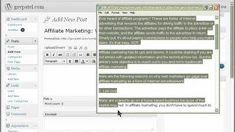 Video:Add Adsense In Posts Using Functions In Wordpress.3.0