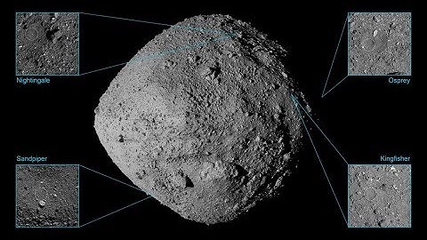 Asteroid Bennu Sample Site Finalists