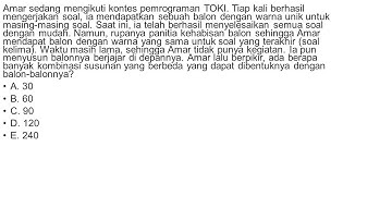 LATIHAN SOAL OSK KOMPUTER NO 1