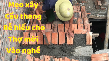 Cách thức tính số đo để xây bậc cầu thang chuẩn cho thợ mới vào nghề