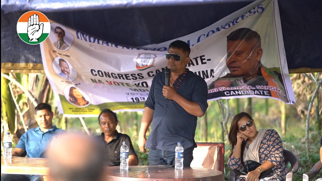 Saleng Sangma's speech at Phulbari,Gimegre