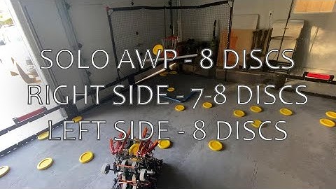 8-disc Solo AWP, left, right autons - VEX Spin Up