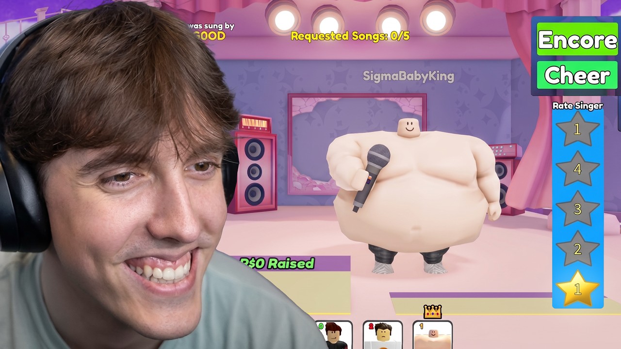 I Tried To Sing in Roblox Karaoke