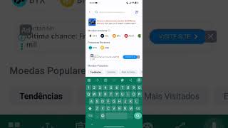 Comparando as duas moedas BTX BitradeX e Binance