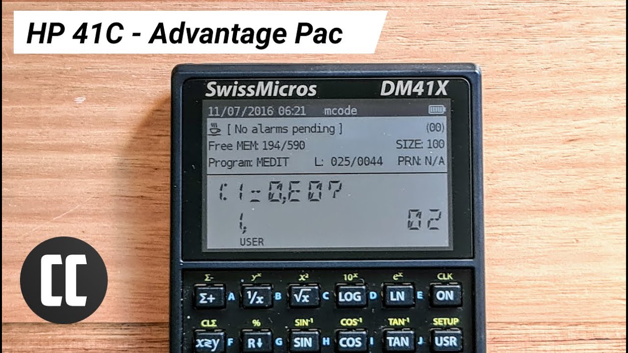 HP 41C - Advantage Pac 