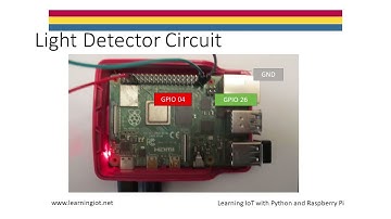 Learning IoT Lesson on the Light Sensor Circuit