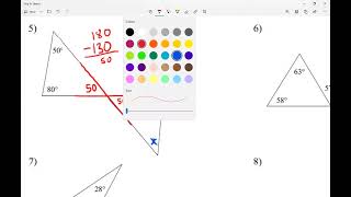 Leonzo triangle angle sum Update