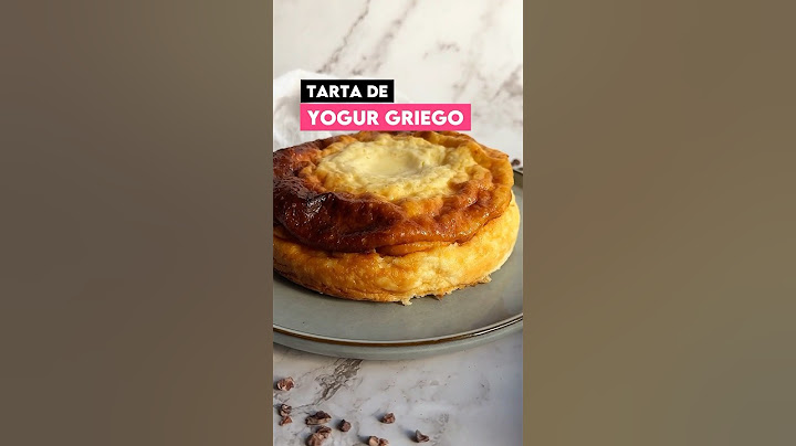 Tarta super fácil de yogur griego, solo 4 ingredientes